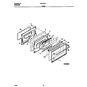 Universal/Multiflex (Frigidaire) MEF356BFWB door diagram