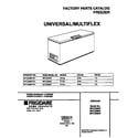 Universal/Multiflex (Frigidaire) MFC25M4FW1 cover diagram