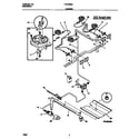 Frigidaire FGF333BADH burner diagram