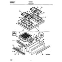 Frigidaire FGF333BADH top/drawer diagram