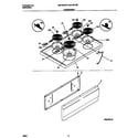 Universal/Multiflex (Frigidaire) MEF301PBWK top/drawer diagram