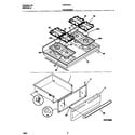 Frigidaire FGF374CCTG top/drawer diagram
