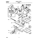 Universal/Multiflex (Frigidaire) MGF354BFWB burner diagram