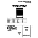 Tappan TGF357BCWE cover diagram