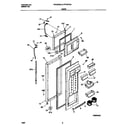 Frigidaire FRT22RGCB6 door diagram