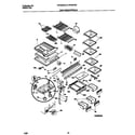 Frigidaire FRT22RGCB6 shelves/controls diagram