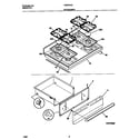 Frigidaire FGF374CCSH top/drawer diagram