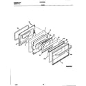 Frigidaire FGF374CCSH door diagram