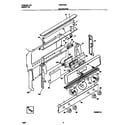 Frigidaire FGF376CESF backguard diagram