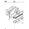 Frigidaire FGF333SAWH backguard diagram