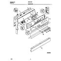 Universal/Multiflex (Frigidaire) MEF316WFSC backguard diagram