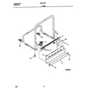 Universal/Multiflex (Frigidaire) MDB124BFR2 frame diagram
