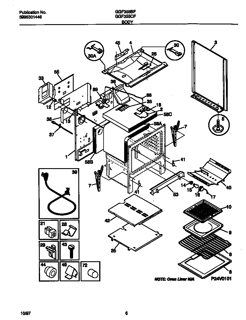 Gibson GGF355CFSB body diagram