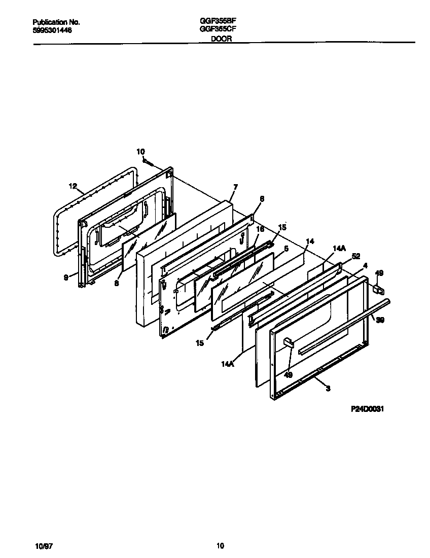 Gibson GGF355CFSB door diagram