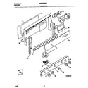 Universal/Multiflex (Frigidaire) MGF324WESF backguard diagram