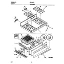 Universal/Multiflex (Frigidaire) MGF345CESE top/drawer diagram