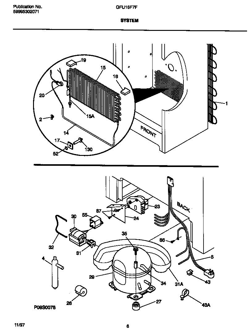 Gibson GFU16F7FW1 system diagram