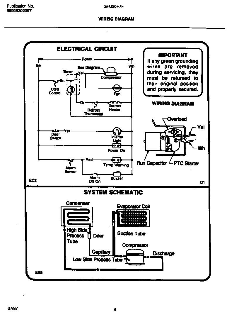 Gibson GFU20F7FW1 wiring diagram diagram