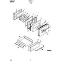 Frigidaire FGB557CESE door diagram