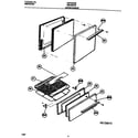 Universal/Multiflex (Frigidaire) MGF200PBWB door/drawer diagram