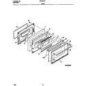 Universal/Multiflex (Frigidaire) MGF354CFSC door diagram