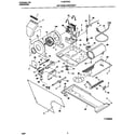 Frigidaire FLSG72GCT6 motor/blower/belt diagram