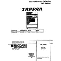Tappan TGF334WFSD cover diagram