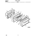 Frigidaire FEF358BFDA door diagram