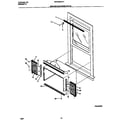 White-Westinghouse WAC052G7A1 window  mounting  parts diagram