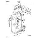 Universal/Multiflex (Frigidaire) MRT15CPEW5 cabinet diagram