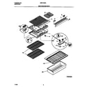 Universal/Multiflex (Frigidaire) MRT15CPEW5 shelves/controls diagram