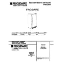 Frigidaire FFU20F9GW0 cover diagram