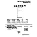 Tappan TRT18GREW3 cover diagram