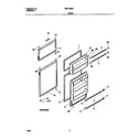 Universal/Multiflex (Frigidaire) MRT18BSCW3 doors diagram