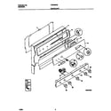 Frigidaire FGF326WGTA backguard diagram