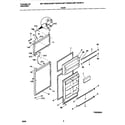 Universal/Multiflex (Frigidaire) MRT18DNED5 doors diagram