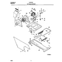 Frigidaire FLSE72GCT8 motor/blower/belt diagram