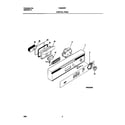 Frigidaire FDB635RFR4 control panel diagram