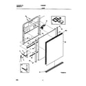 Frigidaire FDB635RFR4 door diagram