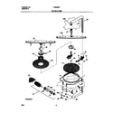 Frigidaire FDB635RFR4 motor and pump diagram