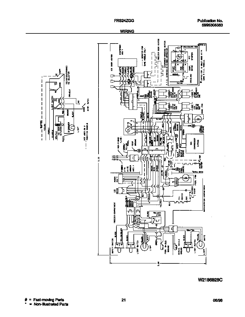 Frigidaire FRS24ZGGB0 wiring diagram diagram