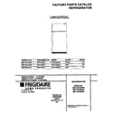 Universal/Multiflex (Frigidaire) MRT18CSGZ0 cover diagram