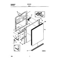 Universal/Multiflex (Frigidaire) MDB125RGR0 door diagram