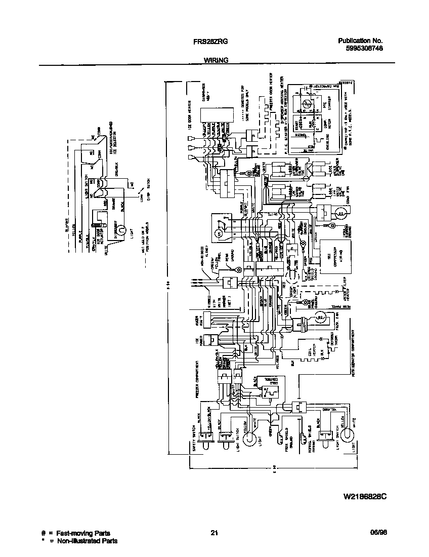 Frigidaire FRS26ZRGD0 wiring diagram diagram