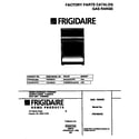 Frigidaire FGF335CGSA cover diagram
