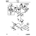 Frigidaire FGF335CGSA burner diagram