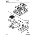 Frigidaire FGF335CGSA top/drawer diagram