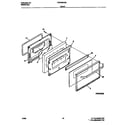 Frigidaire FGF335CGSA door diagram