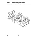 Frigidaire FGF354BGWB door diagram