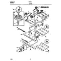 Frigidaire FGF355CGBB burner diagram